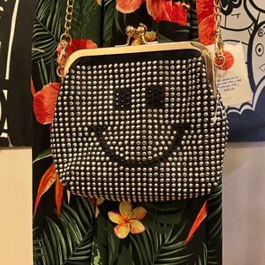 Black and Silver Studded Women's Bag